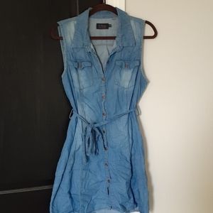 Ci Sono denim dress